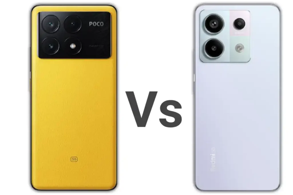 Poco X6 Pro vs Redmi Note 13 Pro Back side